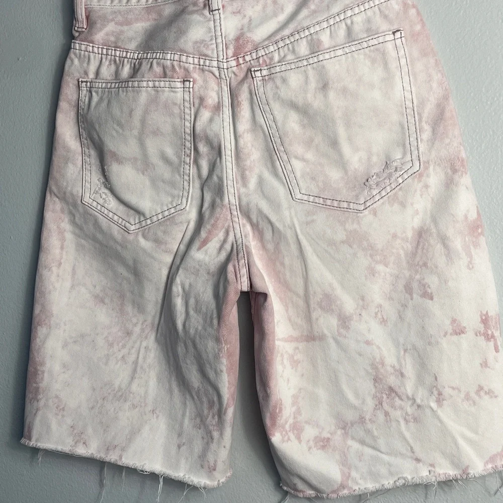 We the Free Pink Denim Bermuda Shorts‎ Size 27